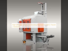 Machine de tir à la corne de sable à haut rendement pour vanne / robinet / matériel