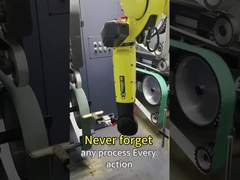 machine de meulage robotique de 4000mm avec 2 machines de meulage et 4 ceintures de sable