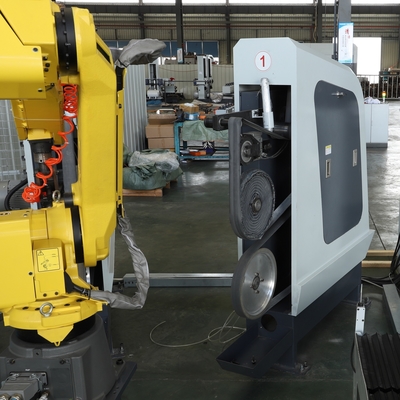 acheter Équipement automatique de polissage et d'ébavurage de pièces moulées en métal pour poignées de porte de moto, finition miroir fabrication en ligne
