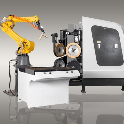 acheter Machine de meulage automatique d'acier inoxydable de commande numérique par ordinateur/fraiseuse de robot pour le mélangeur de robinet de douche fabrication en ligne