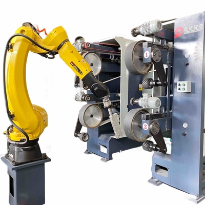 acheter Machine de débroussaillage de métaux à cellules robotisées pour la poignée de porte de polissage de ceinture fabrication en ligne