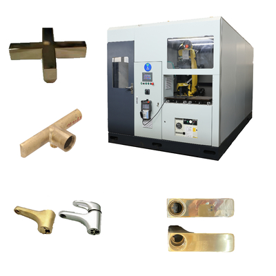 acheter Système de polisseur industriel automatique à ceinture à roues multiples Moteur économe en main-d'œuvre pour poignées de porte Machine de polissage automatique des métaux fabrication en ligne