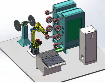 acheter La machine de meulage complètement automatique de robot éliminent la pollution de la poussière à faible bruit fabrication en ligne