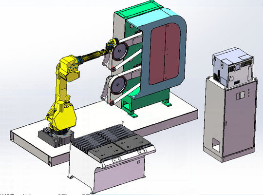 acheter machine de meulage automatique de robot de 6 axes 380V pour l'acier inoxydable fabrication en ligne