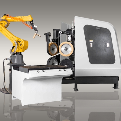 Machine de meulage extérieure robotique de commande numérique par ordinateur de bras automatique pour le montage sanitaire d'articles