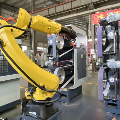 Sander à bande robotisé pour le polissage du matériel et de l'industrie des salles de bains