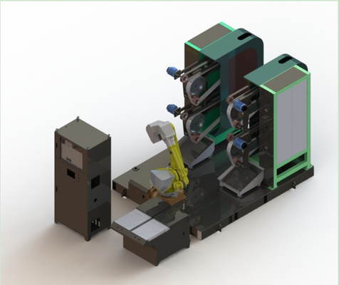 Machine de meulage très efficace avec cellule robotique FANUC Amélioration de la productivité
