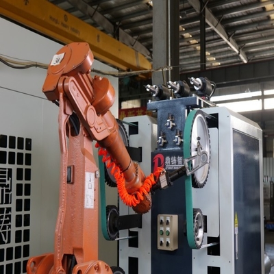 Machine de débroussaillage et de broyage robotique pour pièces moulées métalliques Système de finition de matériel à haut rendement