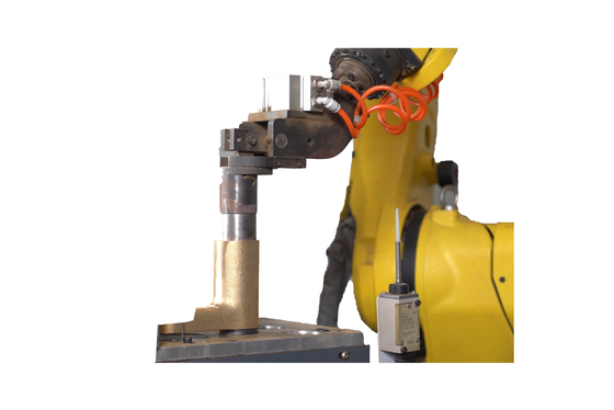 Conception à faible bruit Robot de haute précision pour roue automobile Hub Hardware Casting Automatisation Débourageur CNC
