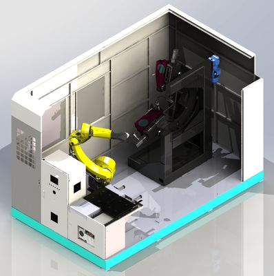 Machine de polissage CNC, Système de polissage automatique pour la finition de surface de précision des tubes cintrés en métal et en acier inoxydable