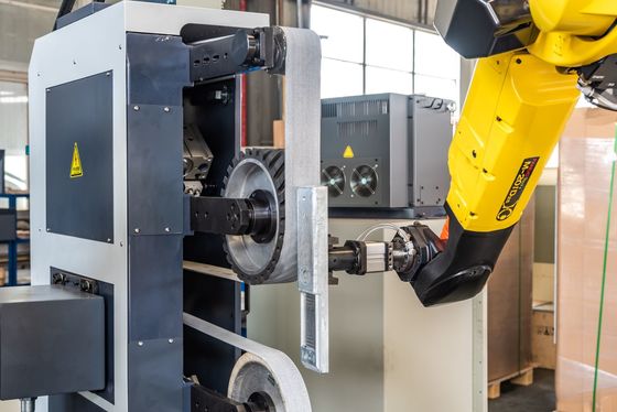 Flexibilité élevée en métal rectifiant la puissance électronique extérieure robotique de machine de polonais de commande numérique par ordinateur