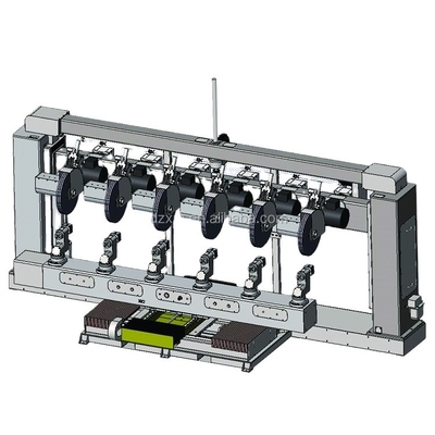 Machine de polissage de commande numérique par ordinateur de robinet de poignées de porte avec les opérations simultanées des stations multiples