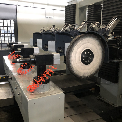 Machine de meulage de polissage à grande vitesse de surface métallique de commande numérique par ordinateur pour le robinet de salle de bains de matériel